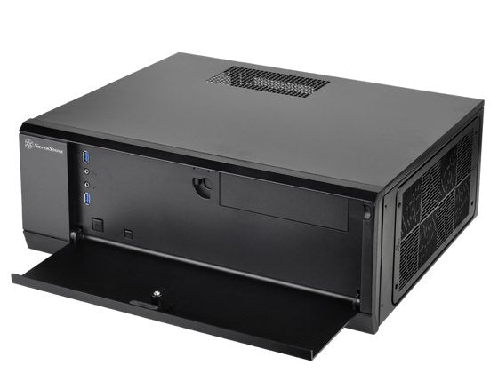 Caja Pc Silverstone Sst-Gd10b Grandia Htpc Atx, Black