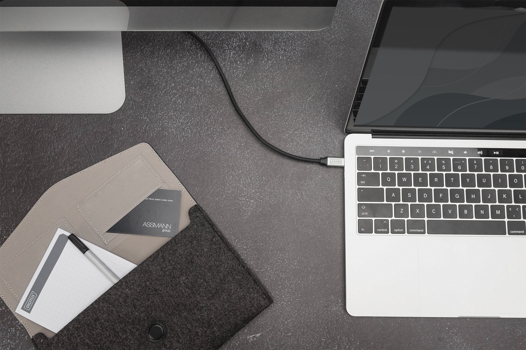 EAN 4016032481164 - Digitus DB-300220-010-S cable USB USB 3.2 Gen 1 (3.1 Gen 1) 1 m USB C Negro imagen 2