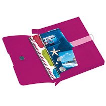 Herlitz Sammelbox A4 Pp 4.0cm Opaco Beere M.Gummizug