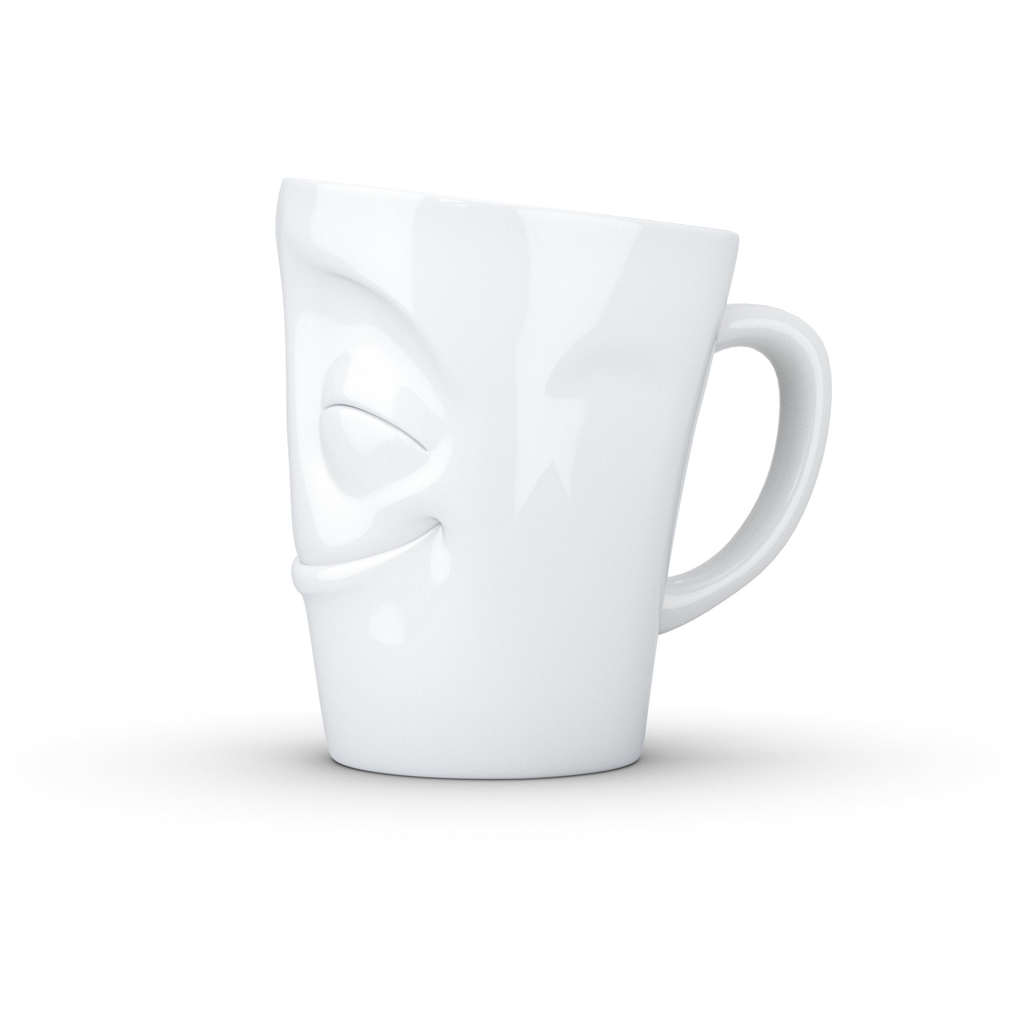 Fiftyeight Henkelbecher 350ml - Vergnügt Blanco