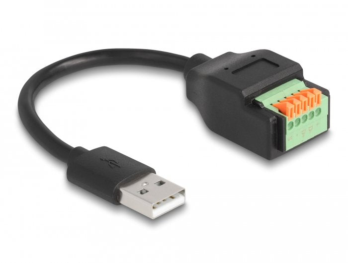 Delock Usb 2.0 Cable Typ-A St > Terminalblock Adapter 15cm