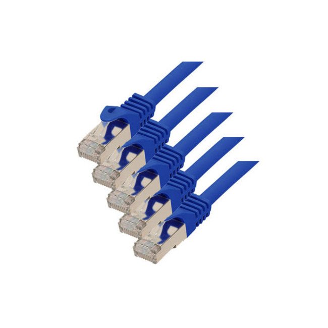 EAN 4017538061966 - S/CONN maximum connectivity 75511-B-SET5 cable de red Azul 1 m Cat7 S/FTP (S-STP) imagen 1