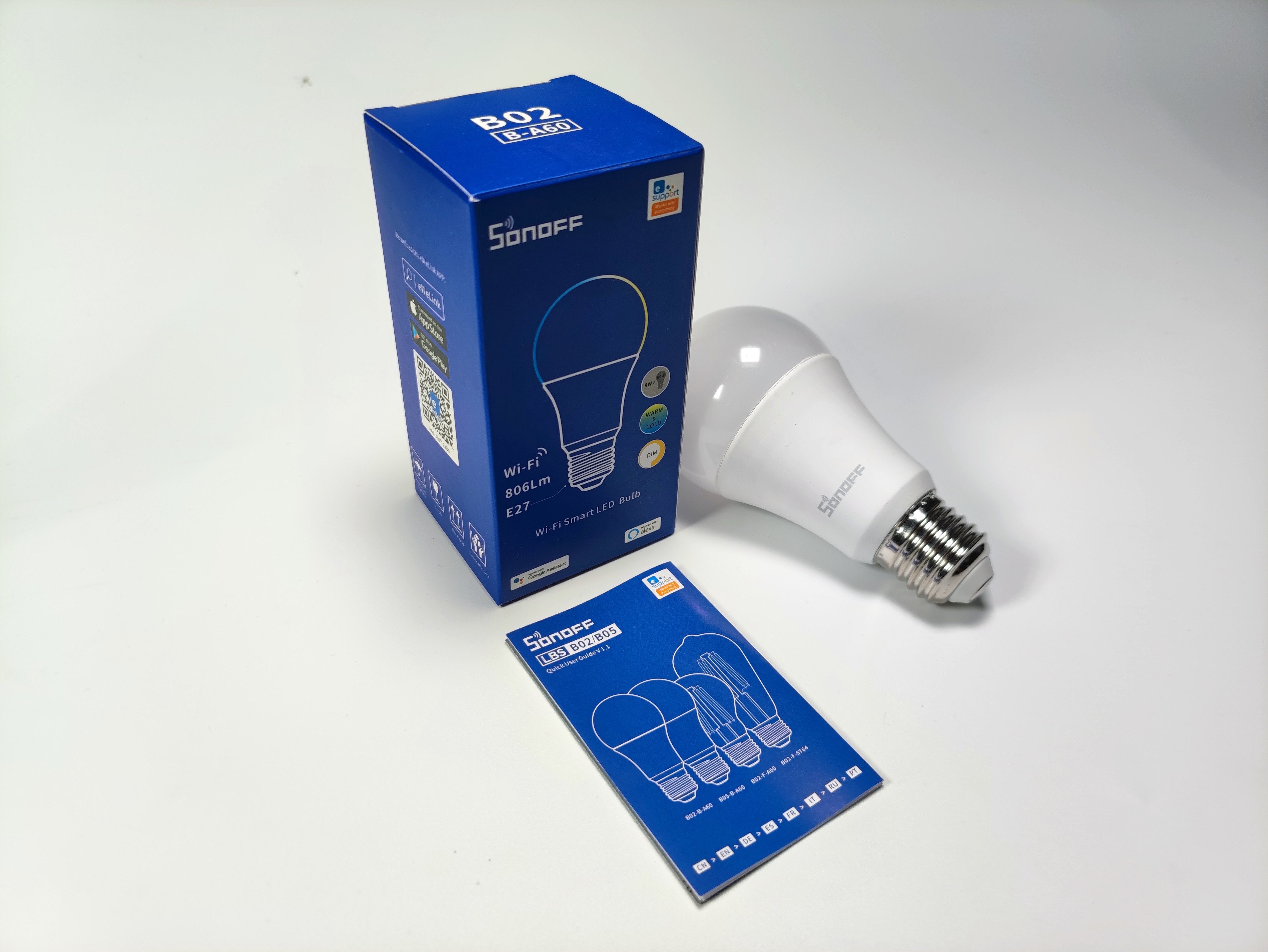 EAN 6920075776171 - Sonoff B02-B-A60 iluminación inteligente Bombilla inteligente Wi-Fi 9 W imagen 3