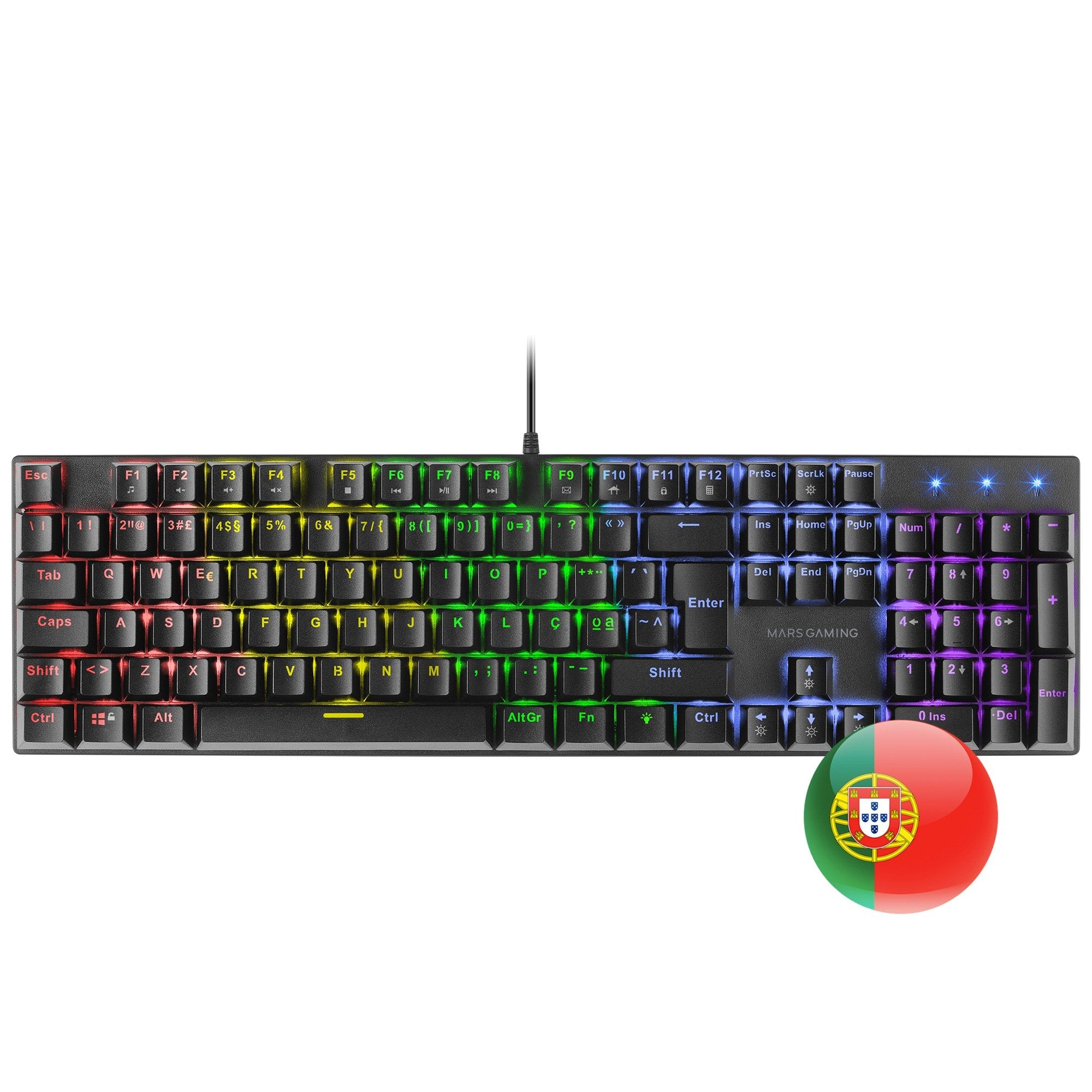 EAN 8437023608395 - Mars Gaming MK422 teclado Juego USB imagen 1
