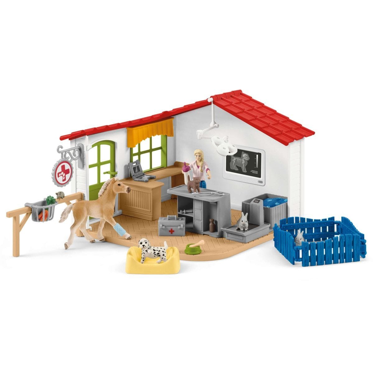 Schleich Veterinarian Practice With Pets