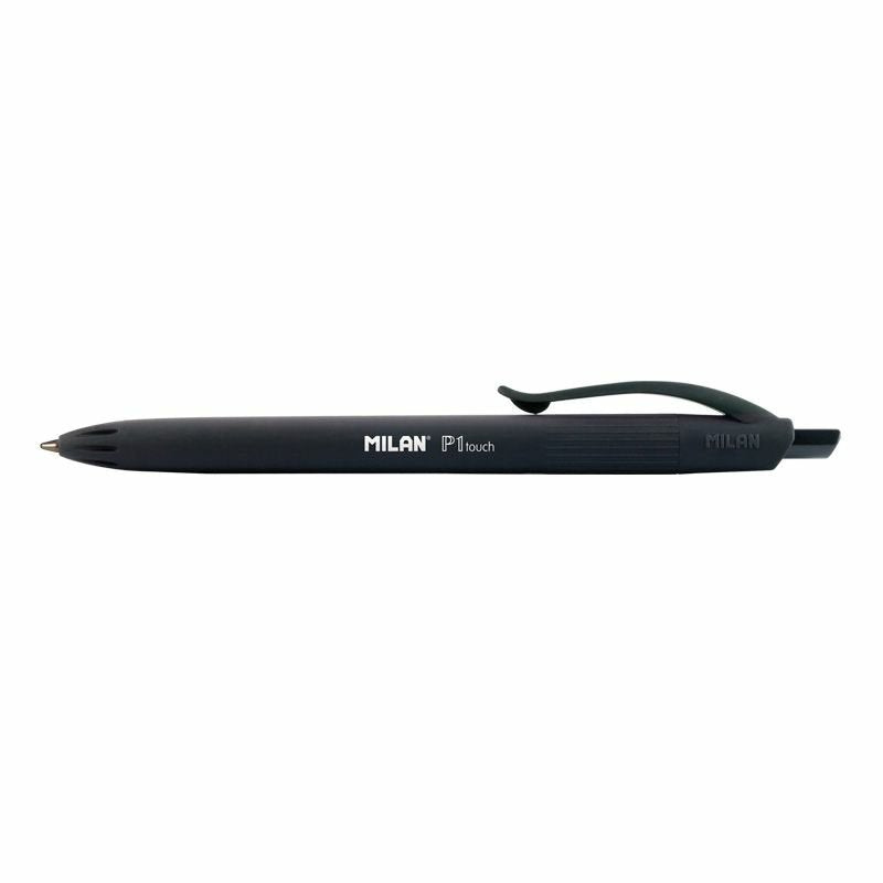 Milan Boligrafo P1 Touch Negro Expositor -25u-