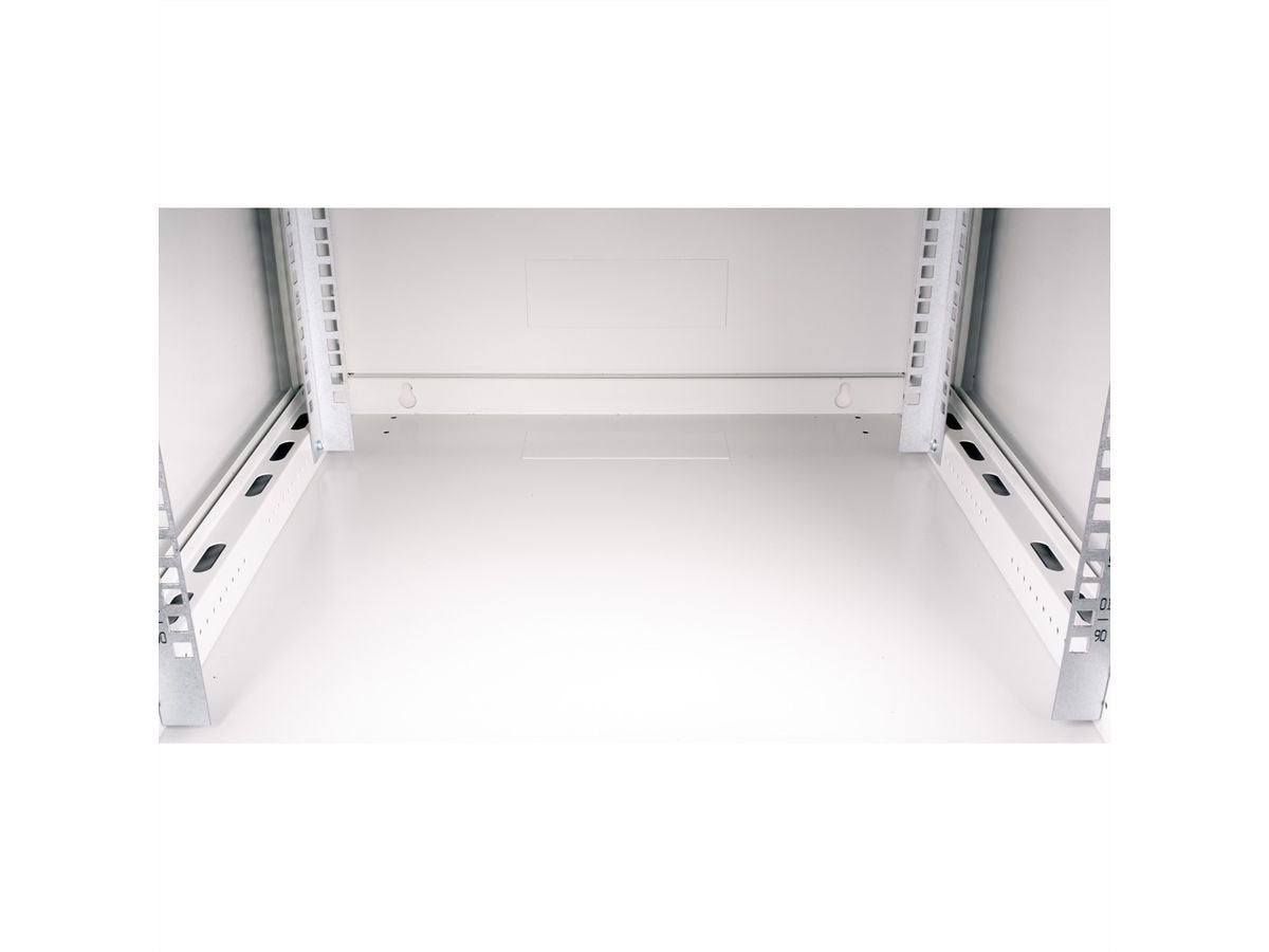 Roline 19-Zoll Wandgehuse Basic Plus 6he, 600x600 Bxt Grau