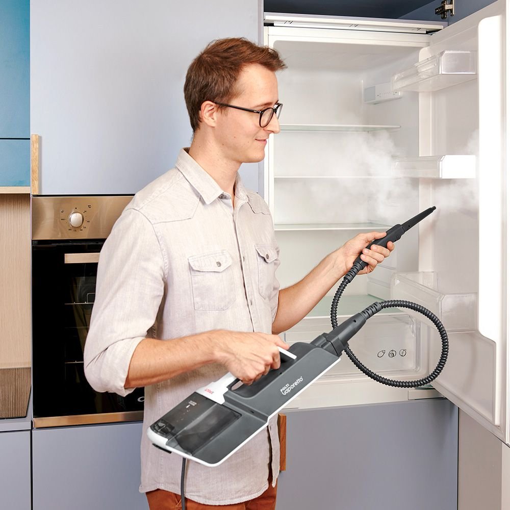 EAN 8007411013232 - Polti Vaporetto SV620_Style Fregona a vapor 0,5 L 1500 W Azul, Blanco imagen 7