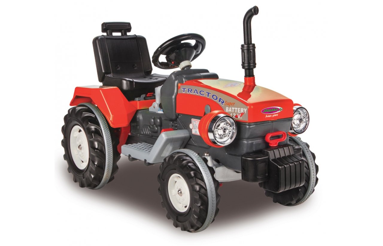 Jamara Ride-On Traktor Power Drag Rojo12v 3+