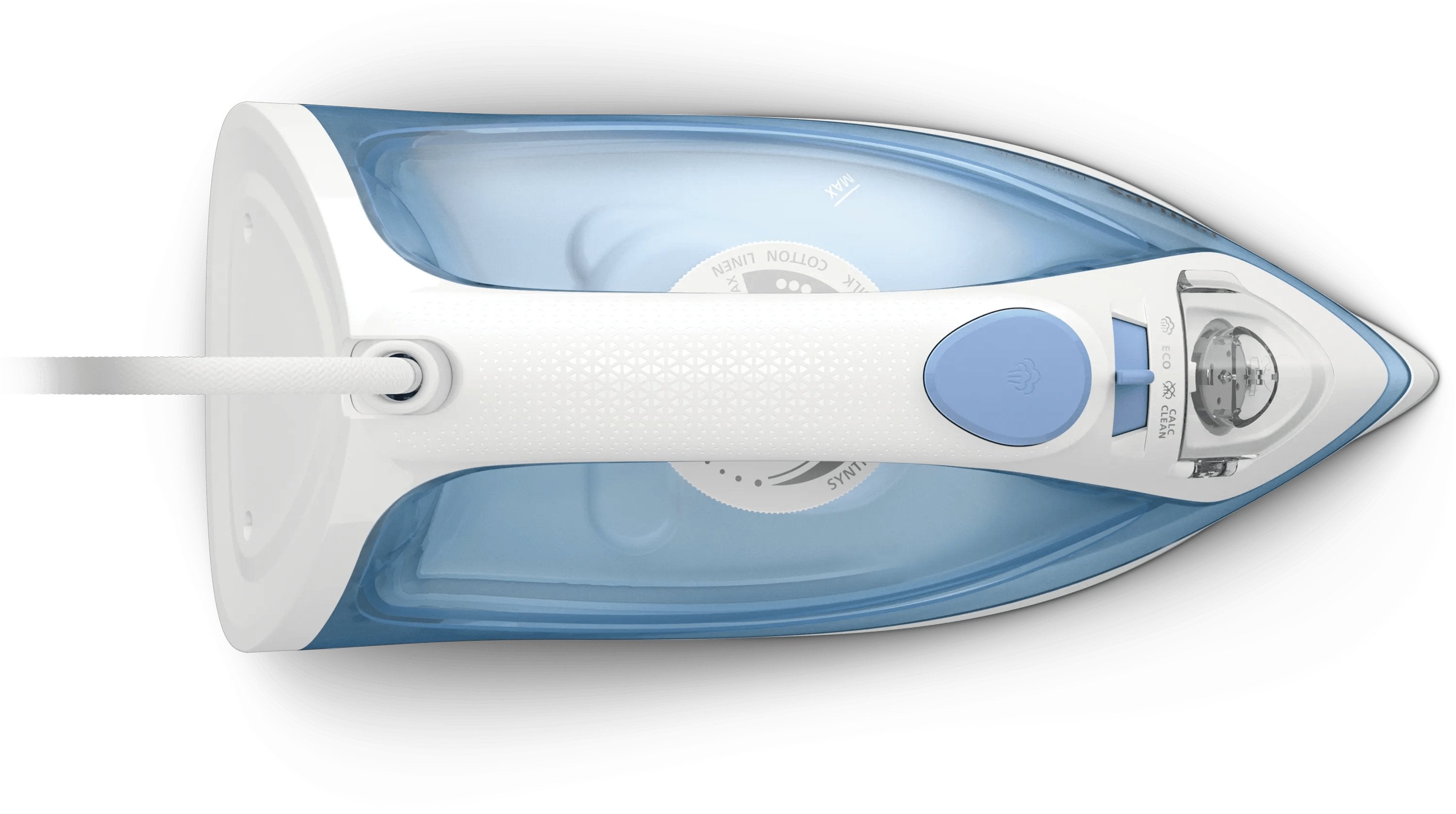 EAN 8720389020889 - Philips 1000 series DST1030/20 plancha Plancha a vapor Suela antiadherente 2000 W Azul, Blanco imagen 4