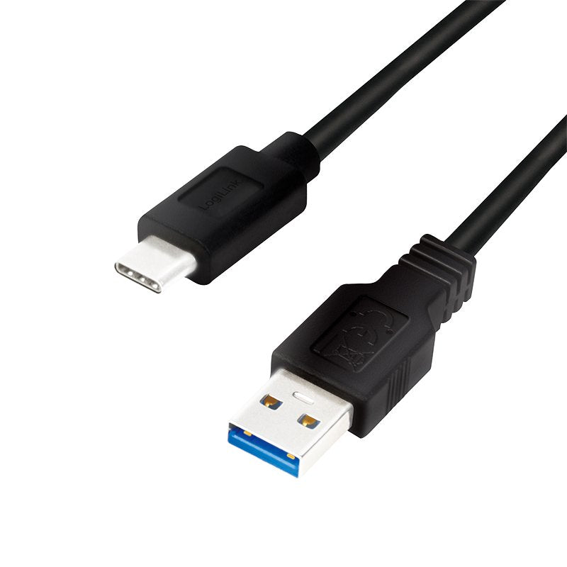 Logilink Cu0171 - Cable Usb 3.2 Gen1x1, Usb-A Macho A Usb-C Macho, Negro, 3m
