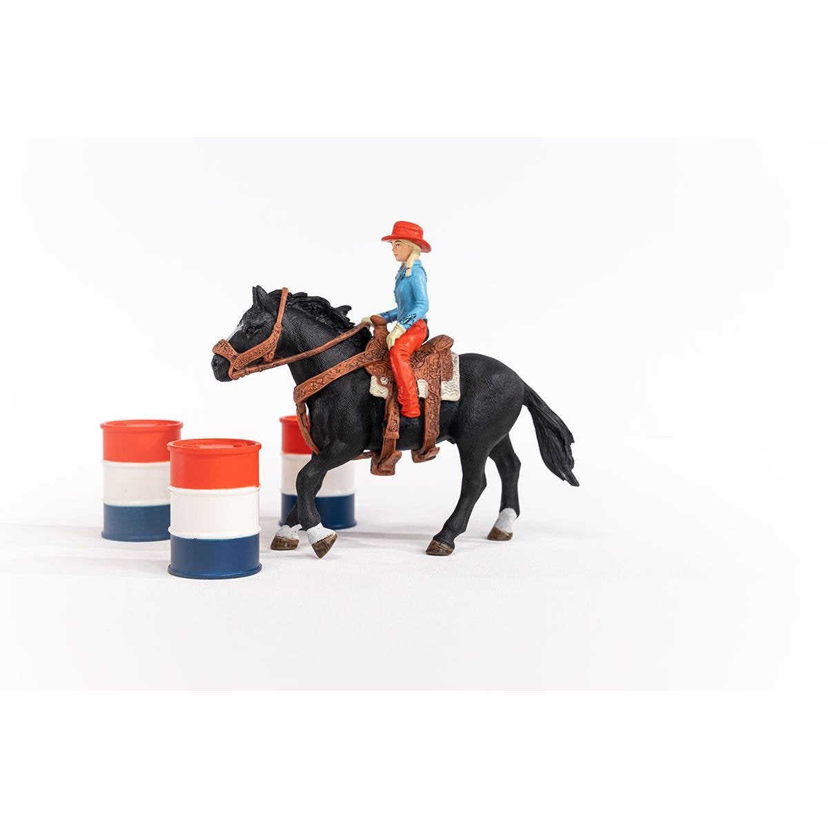 Figura De Juego Farm World Barrel Racing Mit Cowgirl, Spielfigur 42576