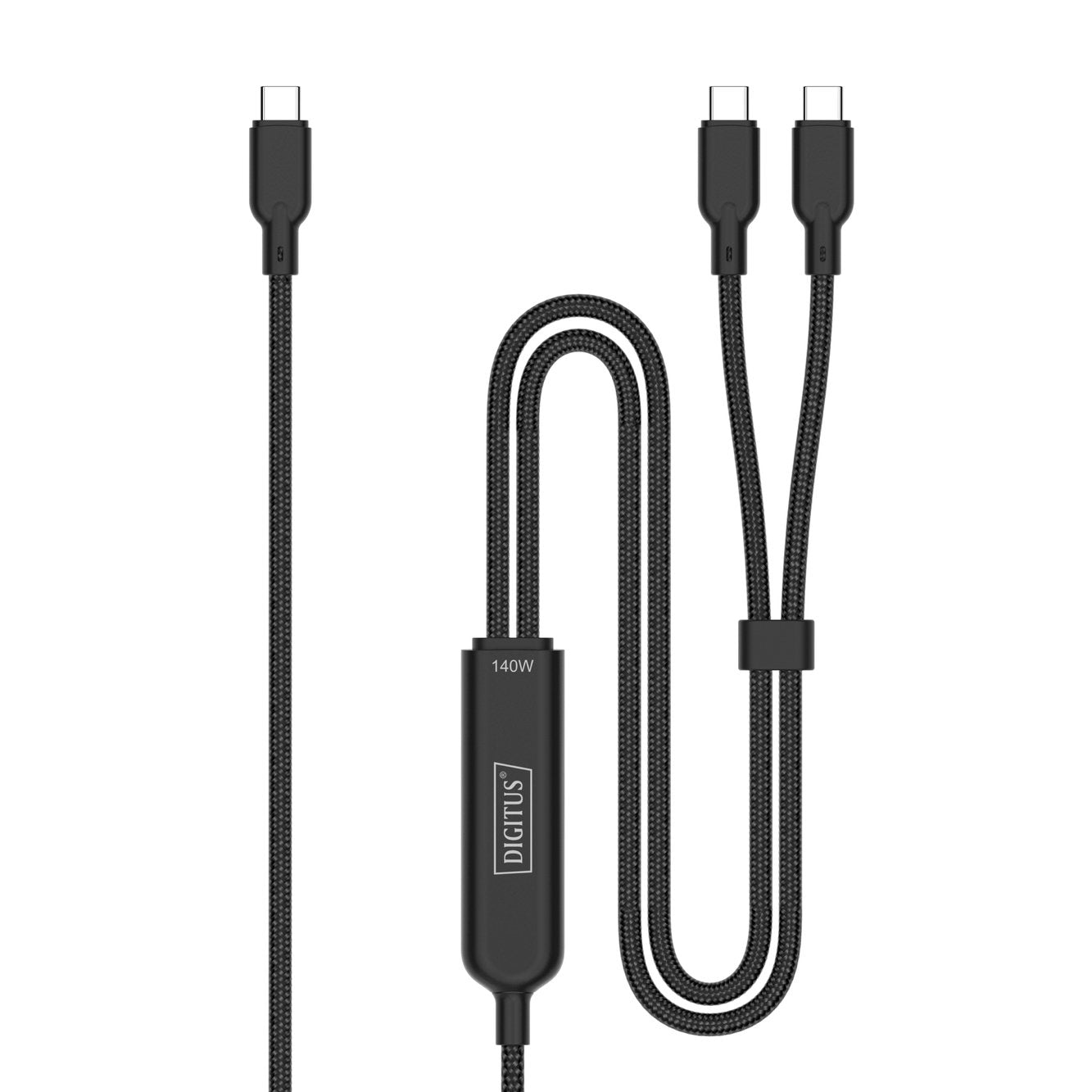 EAN 4016032505709 - Digitus AK-300170-018-S cable USB USB 2.0 USB C 2 x USB C Negro imagen 3