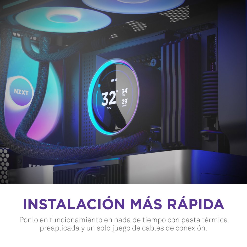 EAN 5056547204161 - NZXT Kraken Elite 280 RGB Procesador Sistema de refrigeración líquida todo en uno 14 cm Negro 1 pieza(s) imagen 14