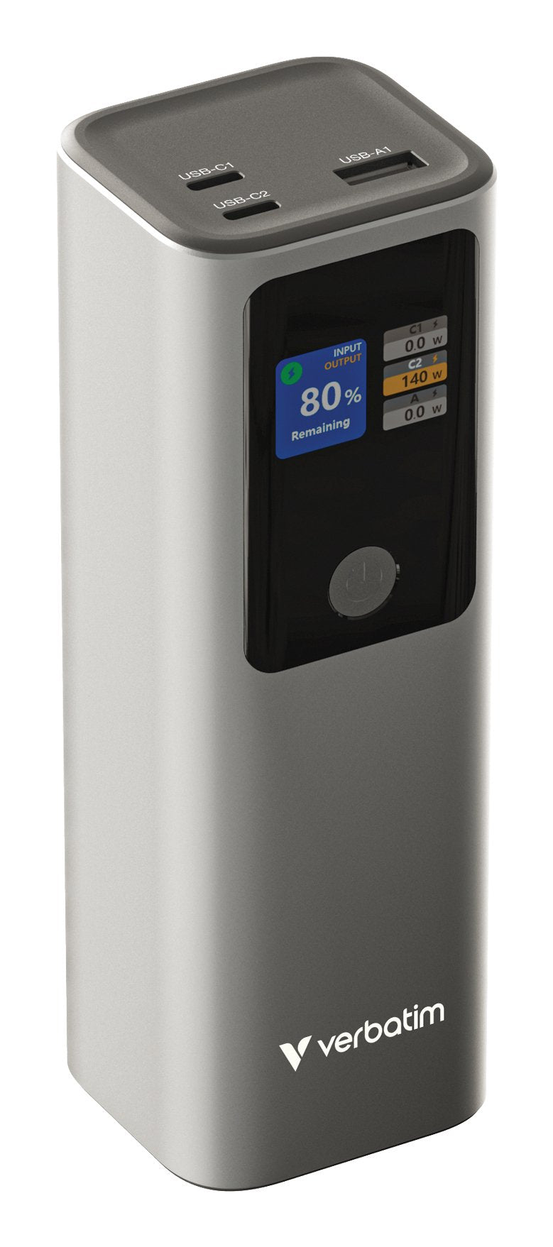Verbatim Powerbank Charge 'N' Go 27.000mah, 183 Watt Gris, Pd 3.1, Quick Charge 3.0 32269
