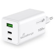 EAN 4260664876847 - MediaRange MRMA123 cargador de dispositivo móvil Portátil, Smartphone, Tableta Blanco Corriente alterna C imagen 1