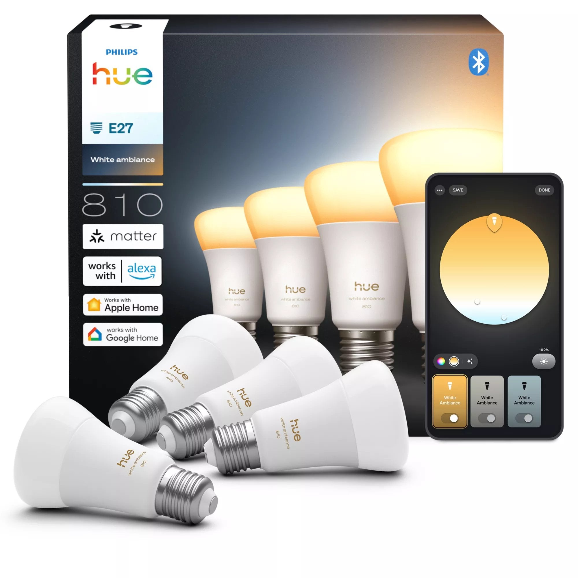 EAN 8720169364745 - Philips Hue White ambiance 8720169364745 iluminación inteligente Bluetooth/Zigbee 6 W imagen 3