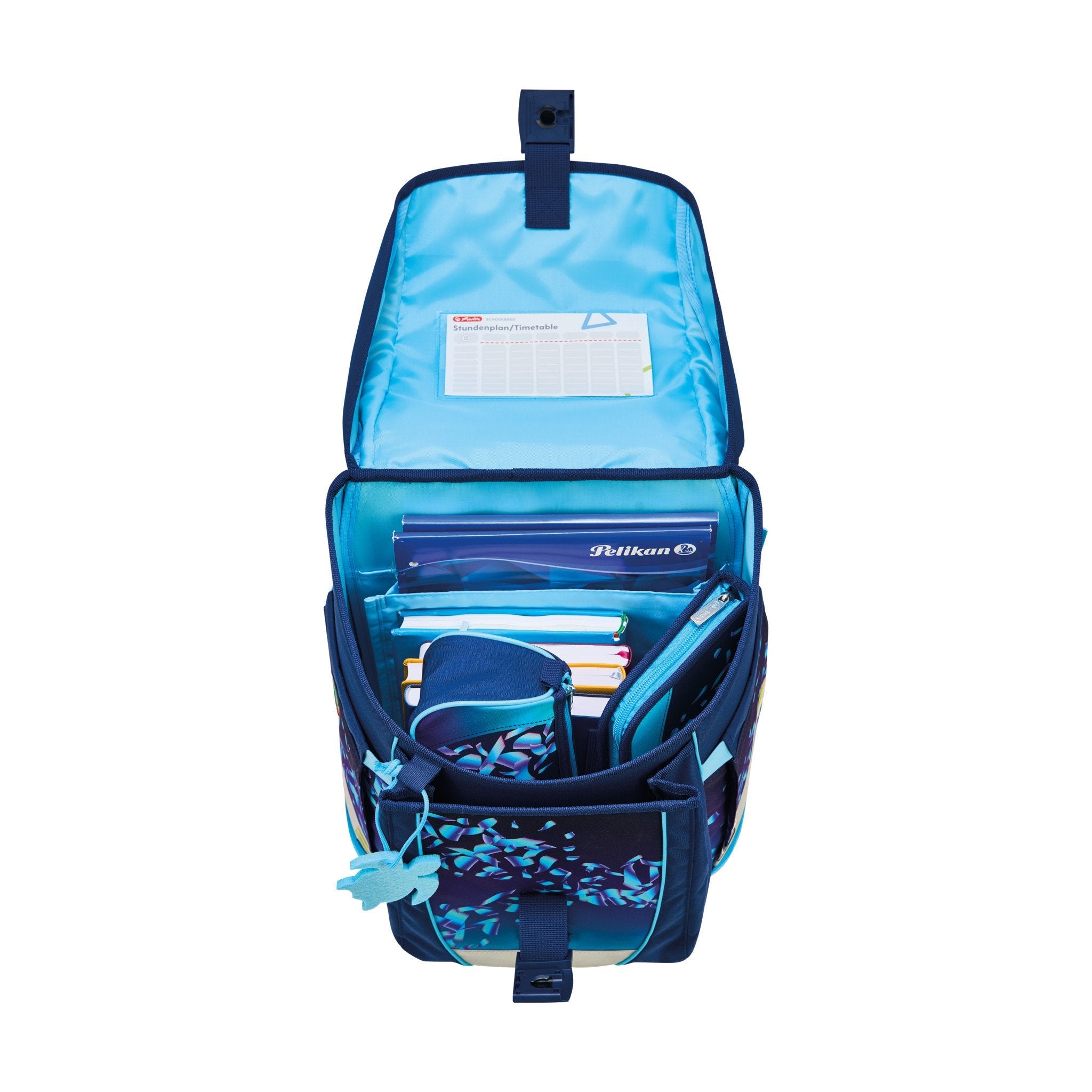 EAN 4008110396330 - Herlitz FiloActive XL Plus Blue Ice juego de mochila escolar Chica Poliéster Azul, Azul oscuro imagen 8