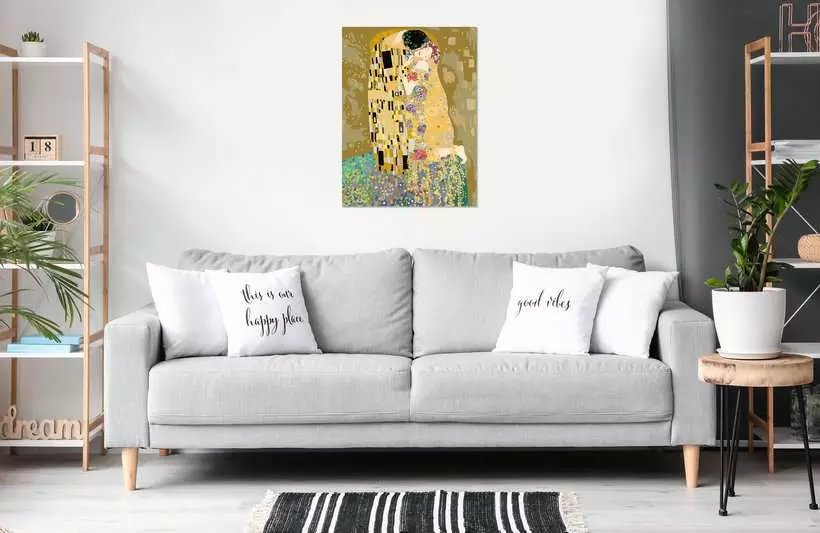 Ravensburger Creart Art Collection Canvas Edition - The Kiss (Klimt), Pintura 23916