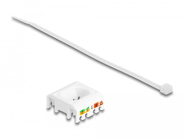 Delock 87898 Módulo Keystone Rj45 Hembra A Lsa Cat.6a Sin Herramientas Con Cubierta Antipolvo Azul