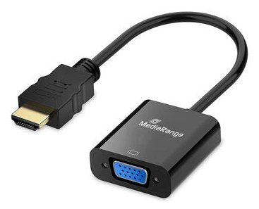 Mediarange Hdmi A Vga Hd15 Video Convertidor, 20cm, Sw