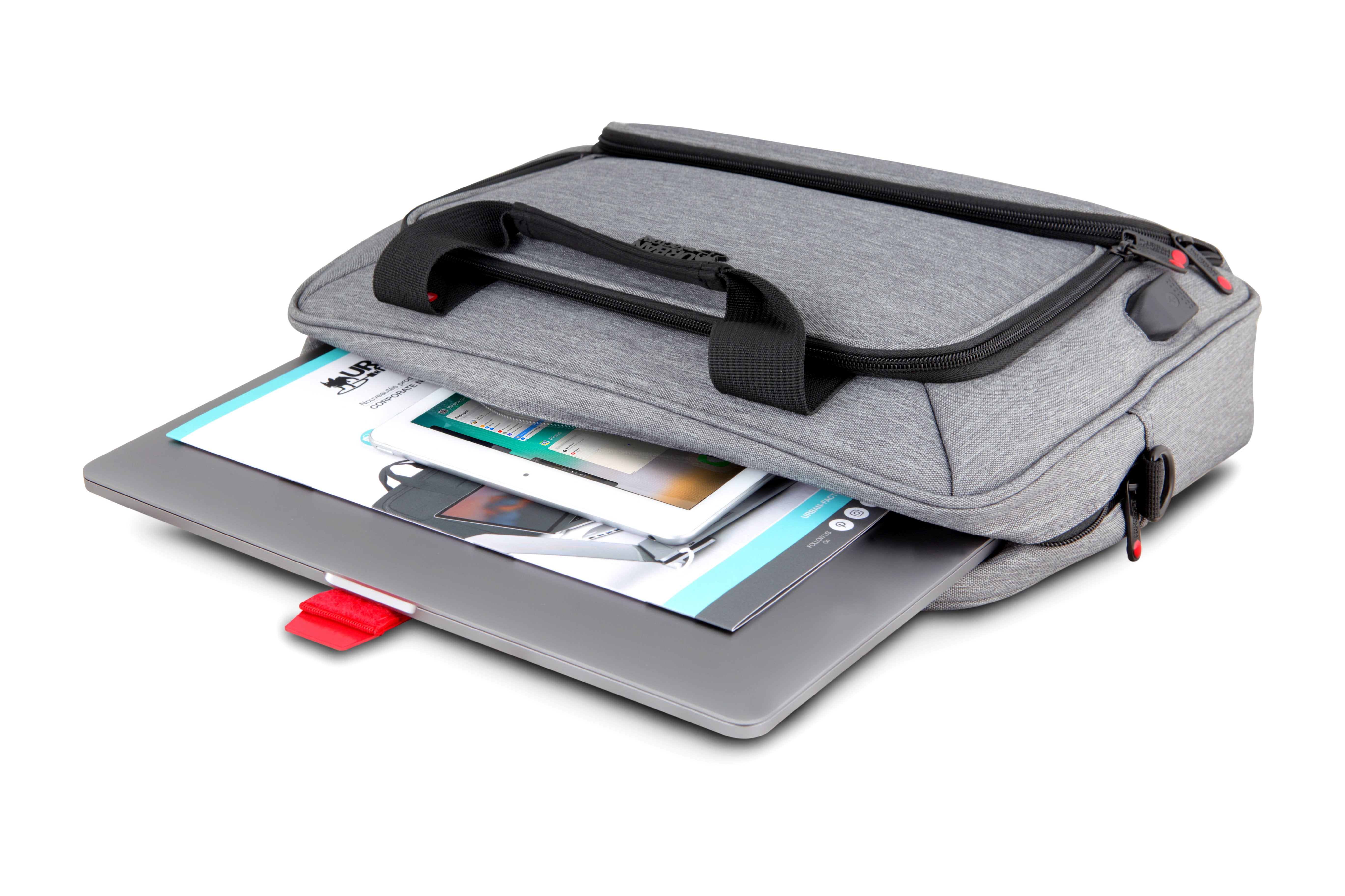 Urban Factory Mixee Maletín Gris Para Portátil Hasta 14"