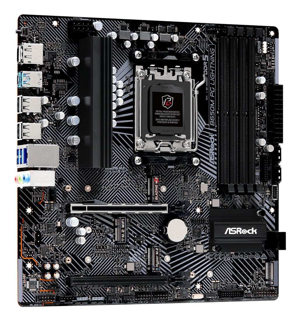 EAN 4710483943829 - Asrock B650M PG Lightning AMD B650 Zócalo AM5 micro ATX imagen 5