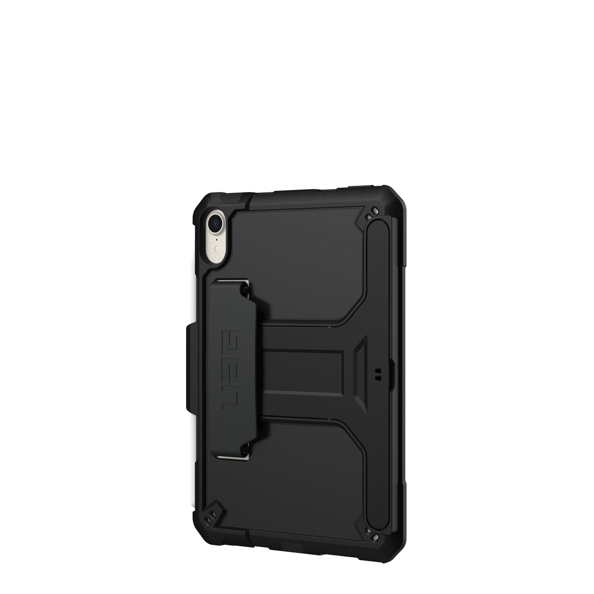 Uag Rugged Case For Ipad Mini 6th Gen W/Handstrap & Kickstand Black Carcasa Trasera Para Tableta Poliuretano Termoplástico (Tpu) Negro Para Apple Ipad Mini (6ª Generación)