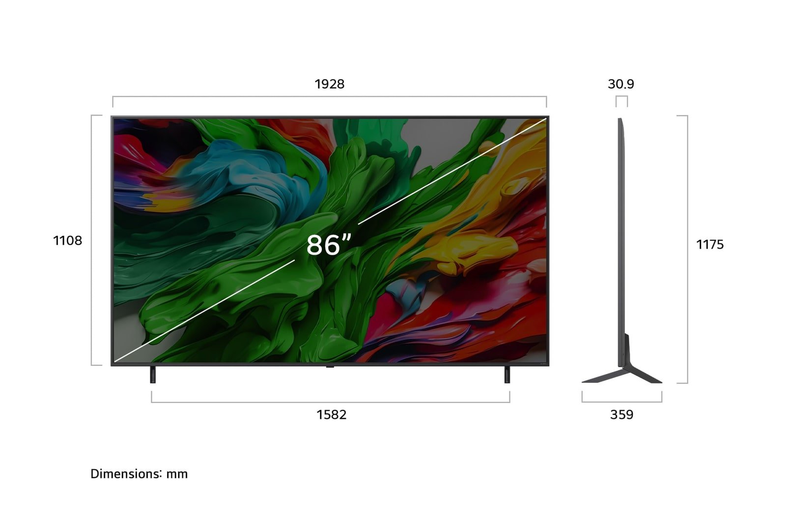 EAN 8806096327647 - LG QNED evo AI 86QNED85A6C 2,18 m (86") 4K Ultra HD Smart TV Wifi Negro imagen 5