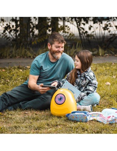 Mochila Con Pantalla Led Woxter Loy-Big Eye Amarilla