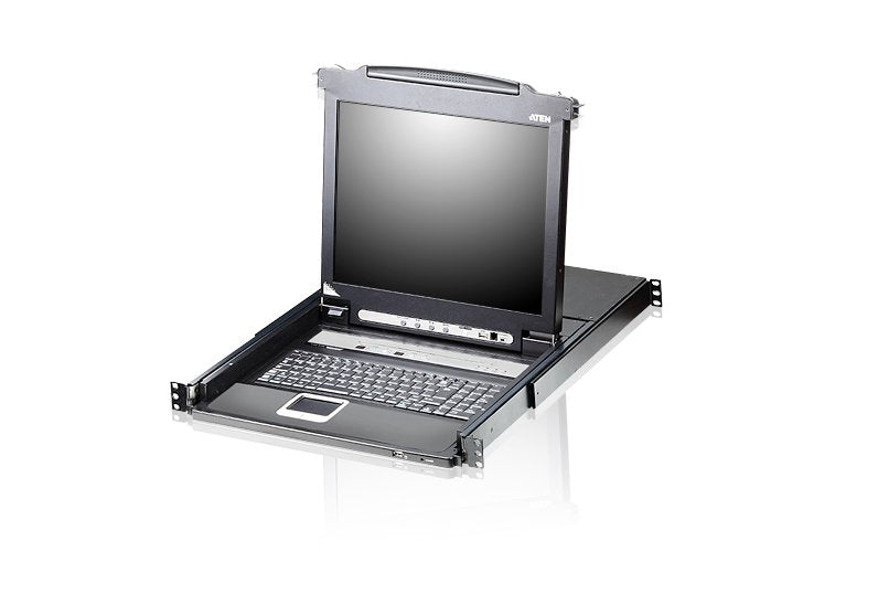 8 Port 17" Lcd Kvmp Switch With Spanish Keyboard
