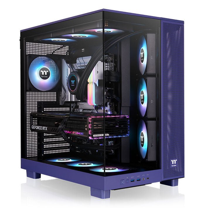 Thermaltake View 380 Xl Tg Argb (Violetat, Tempered Glass X 2) Ca-11e-00mnwn-00