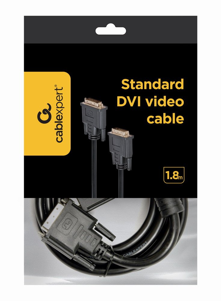 EAN 8716309081535 - Gembird DVI-D/DVI-D 1.8m cable DVI 1,8 m Negro imagen 2