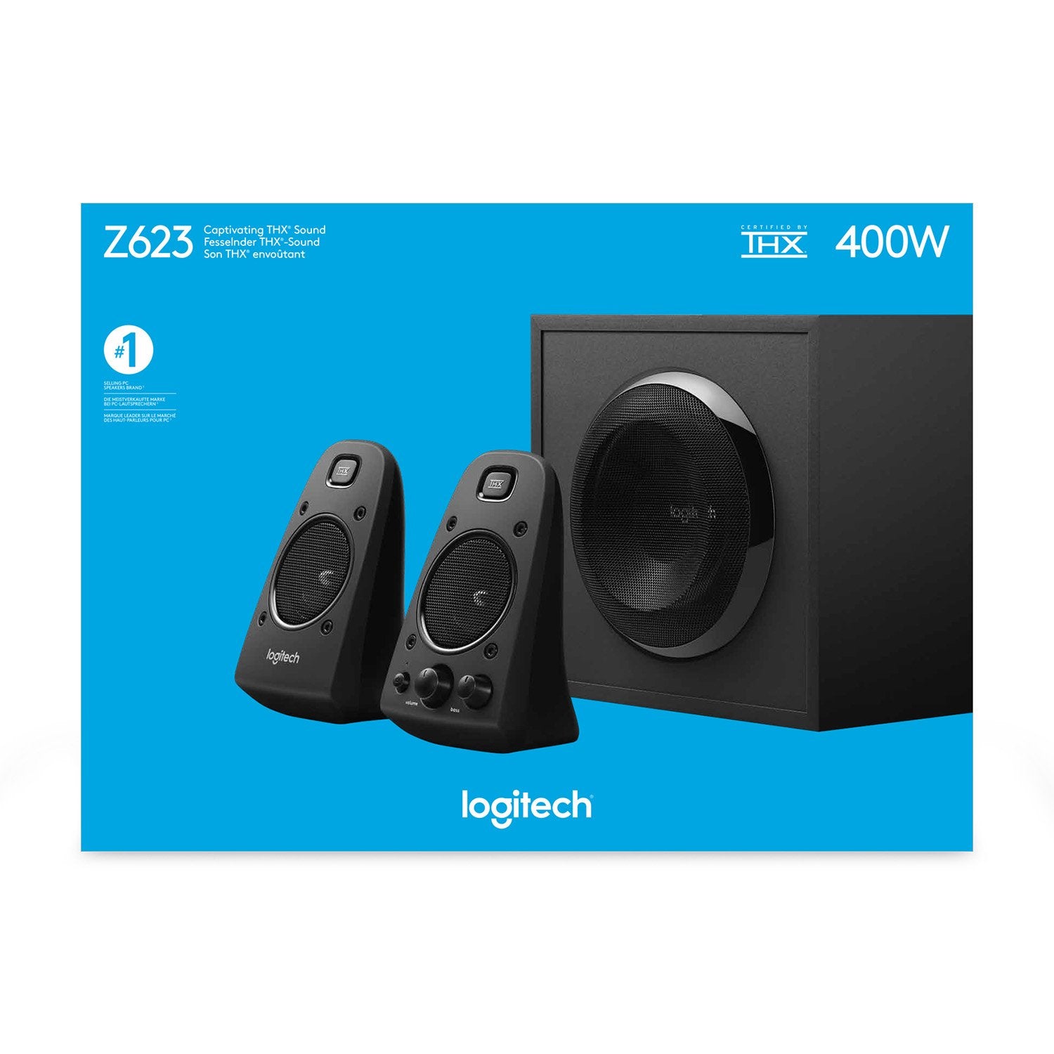 EAN 5099206024823 - Logitech 980-000403 conjunto de altavoces 200 W Universal Negro 2.1 canales 35 W imagen 13