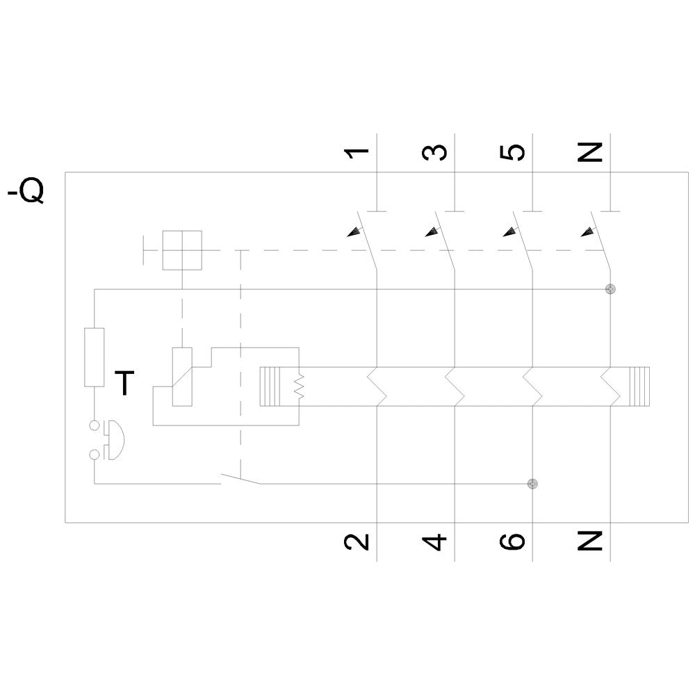 Siem Fi-Schalter 4x40a 5sv33443 Typ F 3+N-Pol 30ma 400v 4te