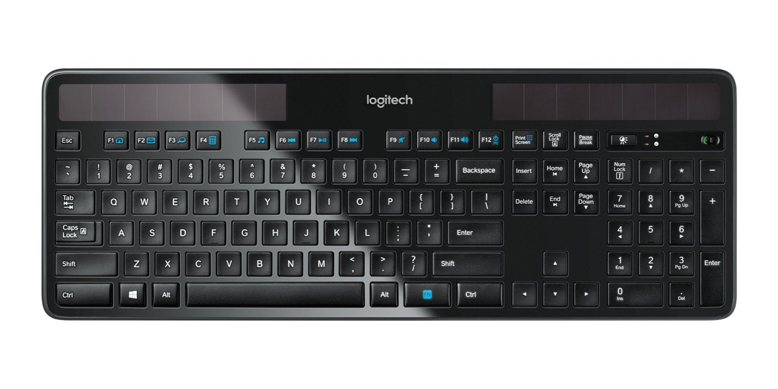 Teclado Español Logitech Wireless Solar Keyboard K750 Rf Inalámbrico Qwerty Negro