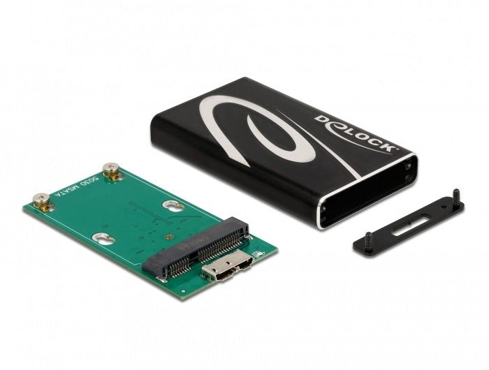 EAN 4043619420063 - DeLOCK 42006 caja para disco duro externo Caja externa para unidad de estado sólido (SSD) Negro imagen 1