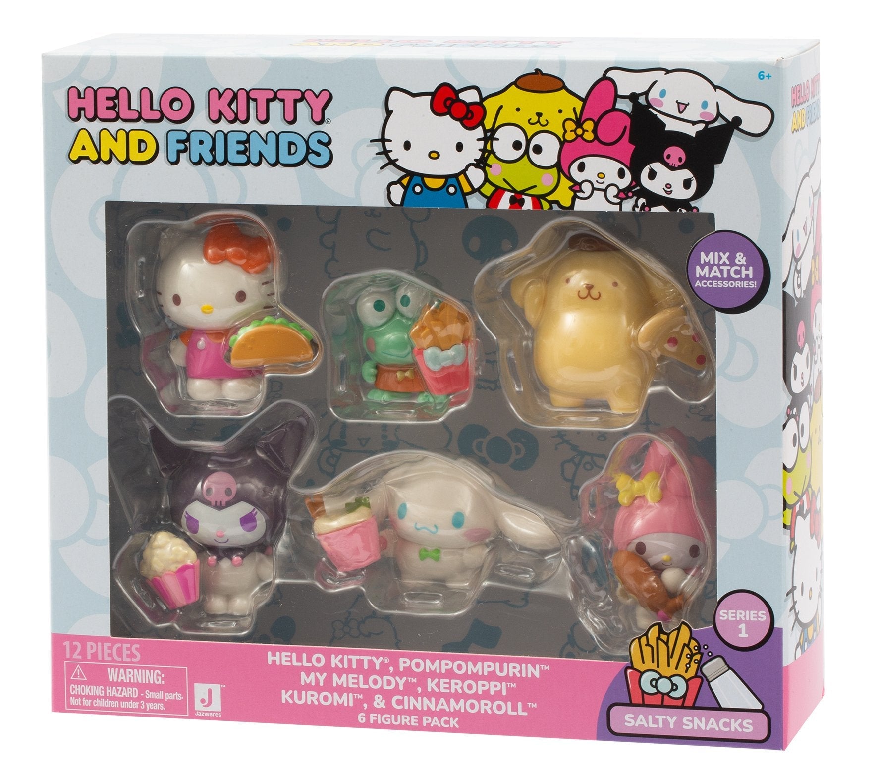Blister 6 Figuras Hello Kitty 5cm