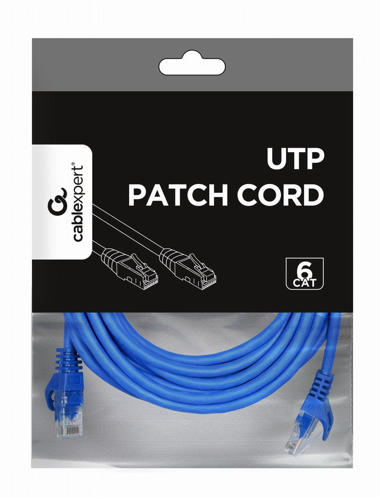 EAN 8716309093156 - Gembird PP6U-5M cable de red Azul Cat6 U/UTP (UTP) imagen 3