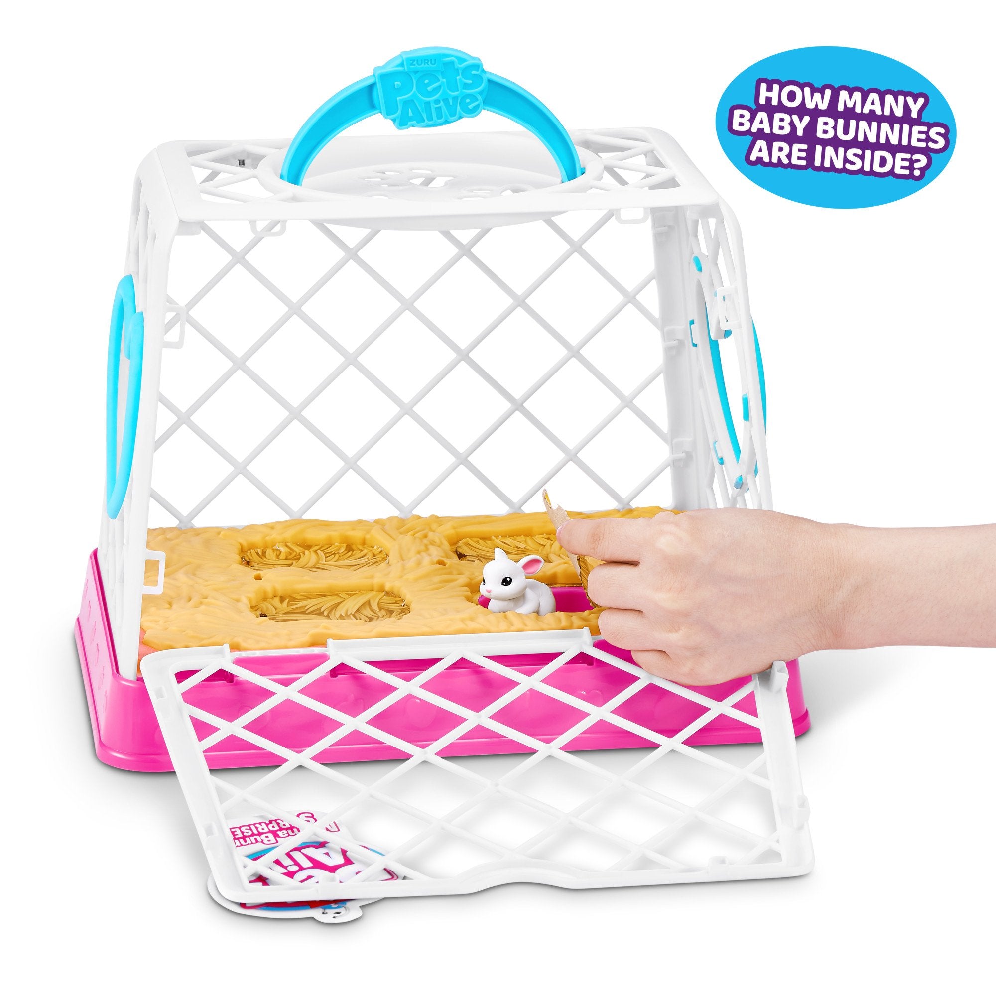 Zuru Pets Alive - Mama Bunny & Baby Sorpresa, Cuddly Toy Ordened Artículo 4894680036413.0