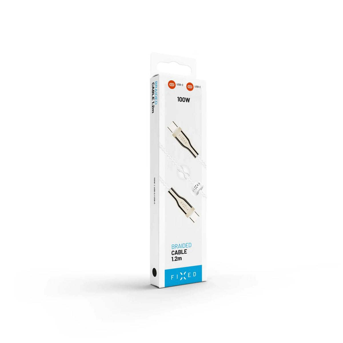 EAN 8591680147489 - FIXED FIXDB-CC12-WH cable USB USB 2.0 1,2 m USB C 4,8 Gbit/s 100 W Blanco imagen 7
