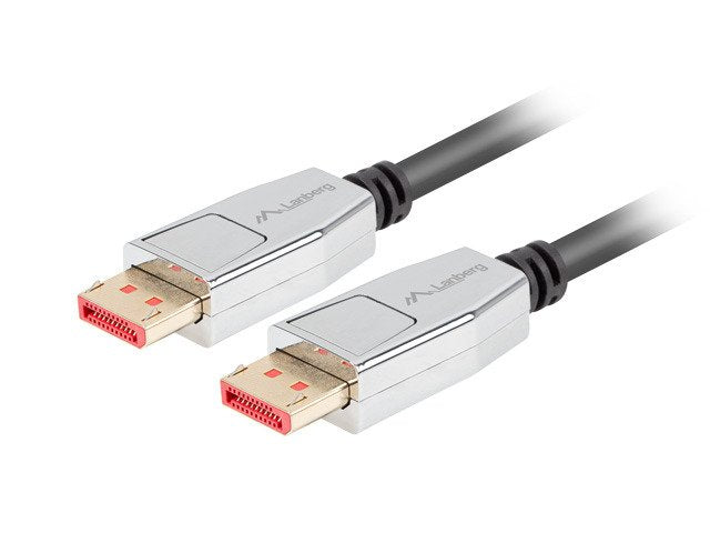 EAN 5901969428995 - Lanberg CA-DPDP-20CU-0018-BK cable DisplayPort 1,8 m Negro, Plata imagen 2