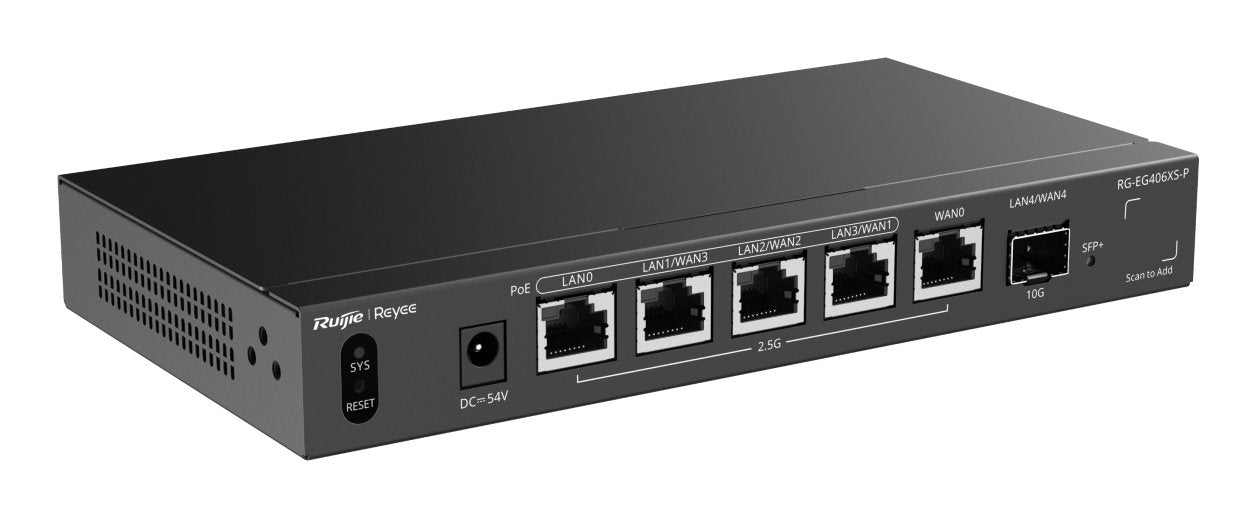 EAN 6976915005116 - Ruijie Networks RG-EG406XS-P router 2.5 Gigabit Ethernet Negro imagen 4