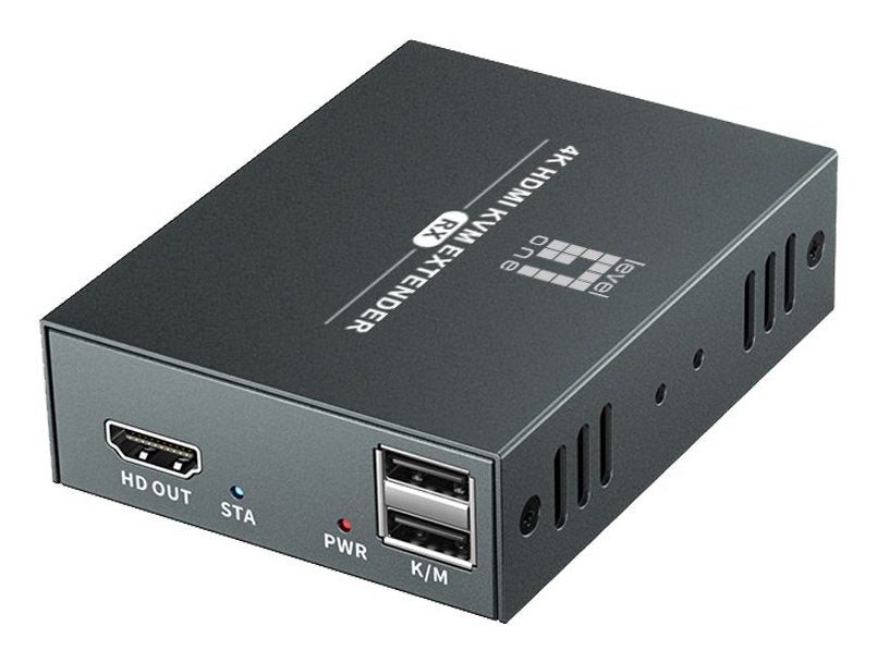 Levelone Hdmi Over Cat.5 6 Extender Kit 4k, 100m Negro