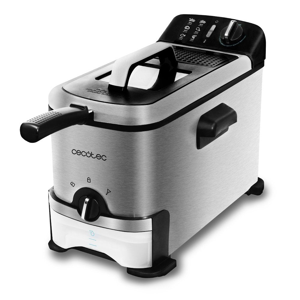 Freidora Cecotec Cleanfry 3000 Profilter/ 2000w/ Capacidad 3l
