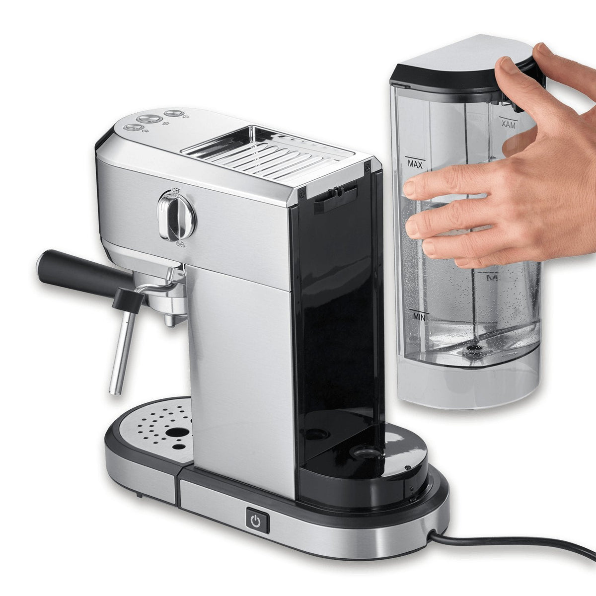 Severin Ka 5997 Newspresa Cafetera Espresso Plata