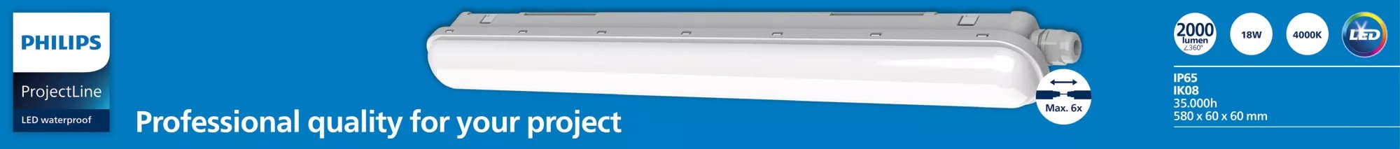 EAN 8720169500259 - Philips 8720169500259 luz de trabajo Blanco LED 18 W imagen 3