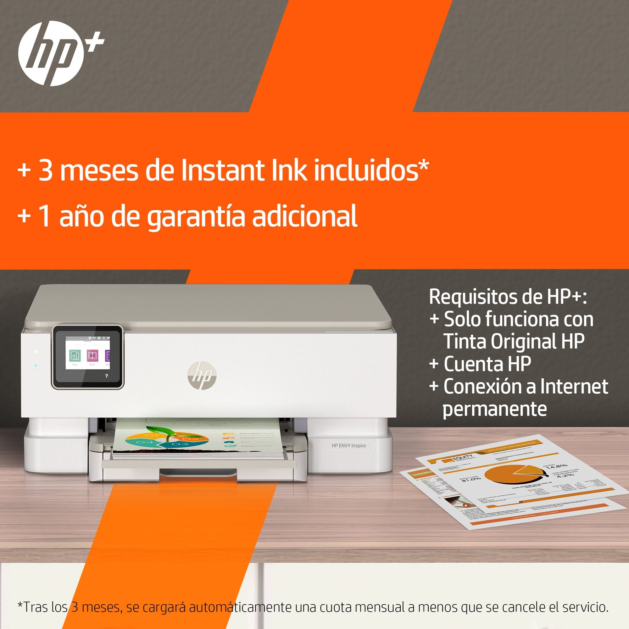 EAN 0195697742316 - HP ENVY Inspire 7220e All-in-One Printer Inyección de tinta térmica A4 4800 x 1200 DPI 15 ppm Wifi imagen 7
