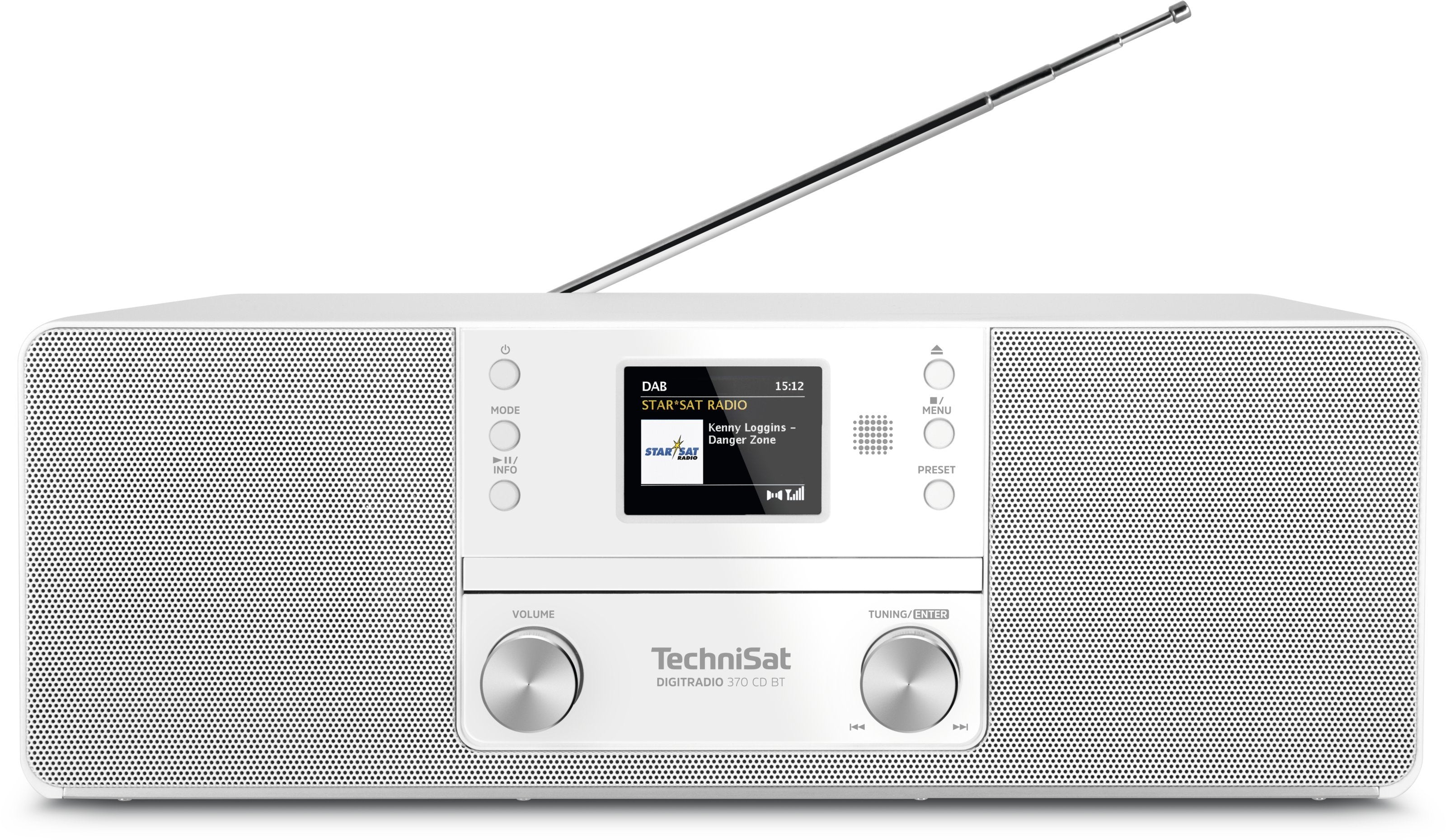 EAN 4019588139480 - TechniSat 370 CD BT Personal Analógico y digital Blanco imagen 1