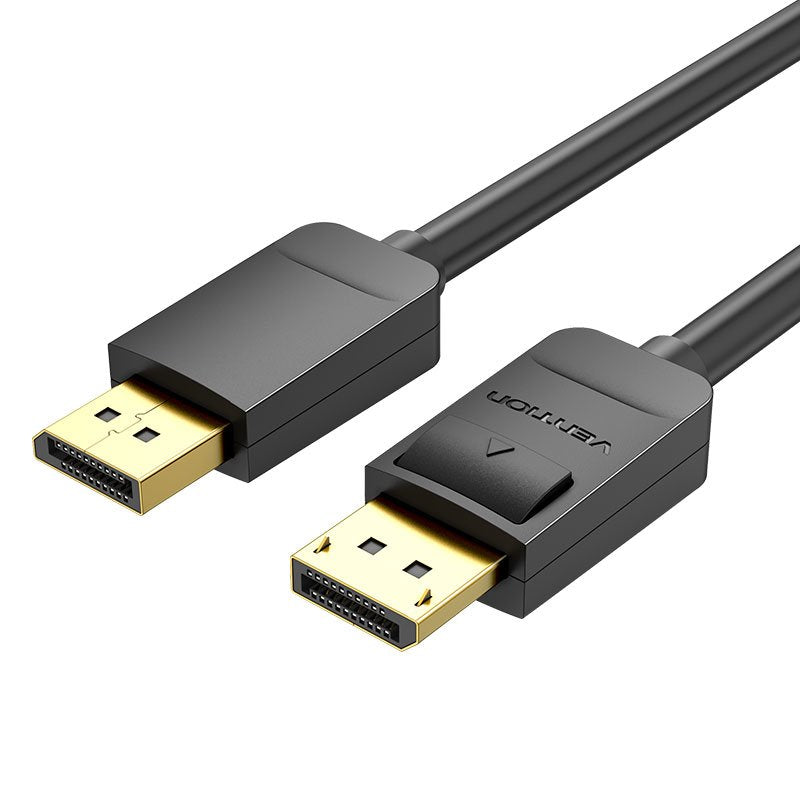 Cable Displayport 1.2 4k Vention Hacbi Displayport Macho Displayport Macho 3m Negro